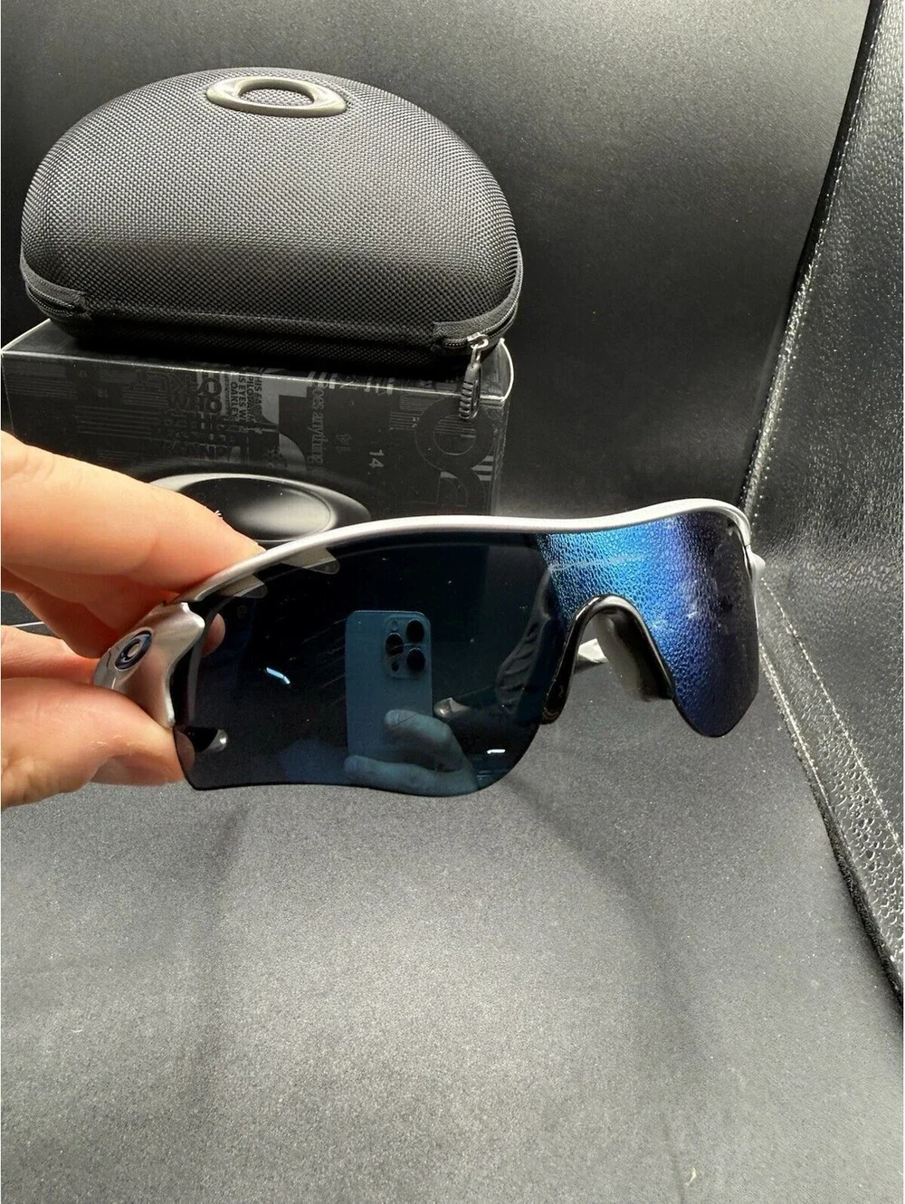 Oakley Radarlock Path Silver/Ice Iridium Lenses oo9181-03